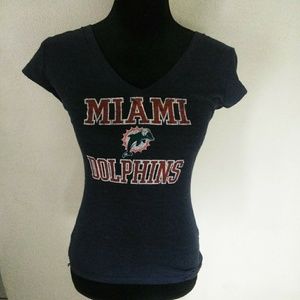 Nfl team apparel t shirt miami dolphins